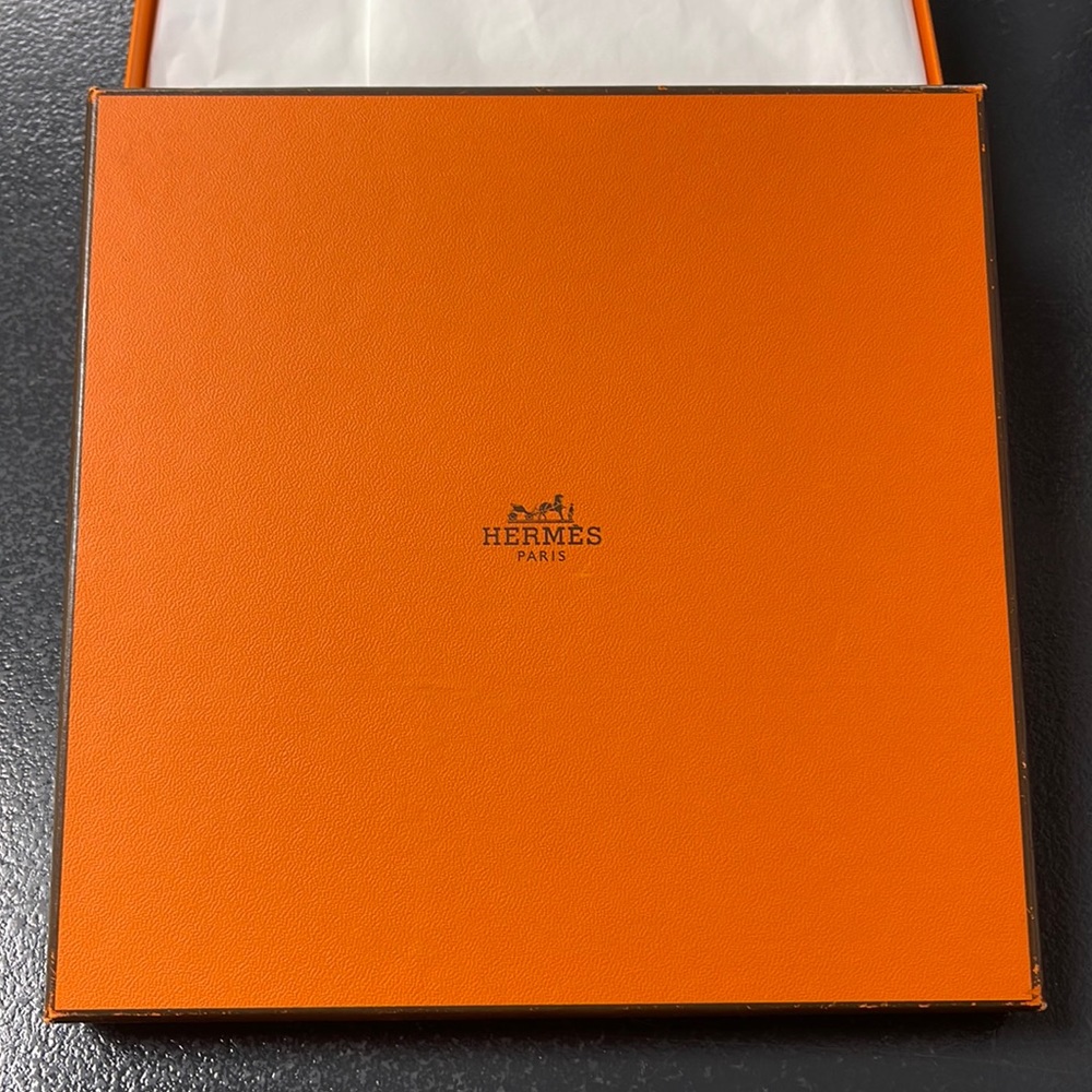 Hermes belt box and dust bags.